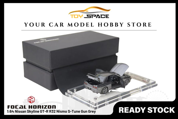 [FOCAL HORIZON] 1:64 Nissan Skyline GT-R R32 Nismo S-Tune Gun Grey