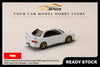 [HOBBY JAPAN] 1:64 Subaru Impreza Pure Sports Coupe WRX Type R STI Version VWR Type Front Bumper - Pure White