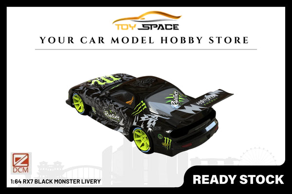 [DCM] 1:64 RX7 Black Monster Livery