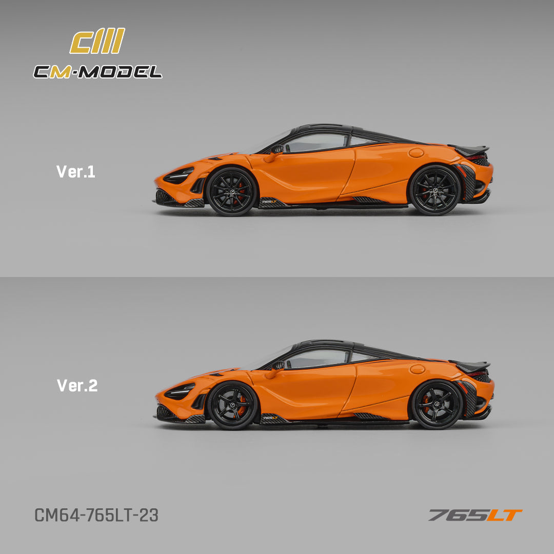 [CM MODEL] 1:64 Mclaren 765LT Papaya Orange