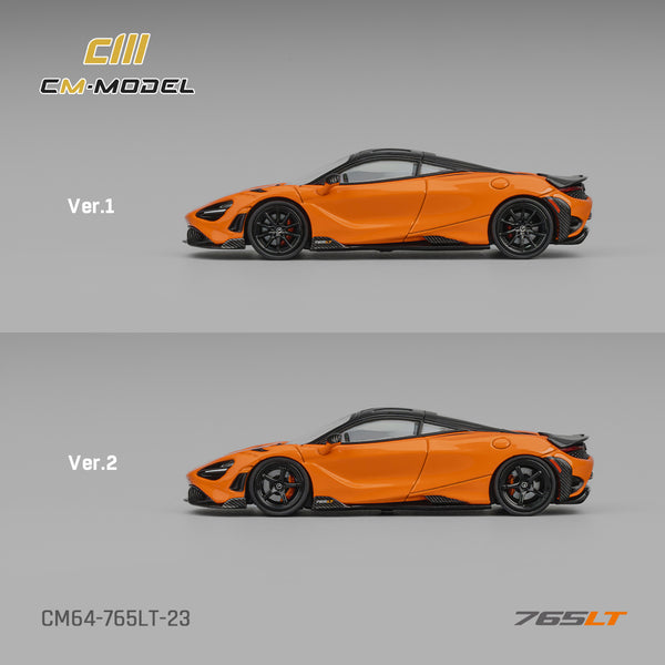 [CM MODEL] 1:64 Mclaren 765LT Papaya Orange