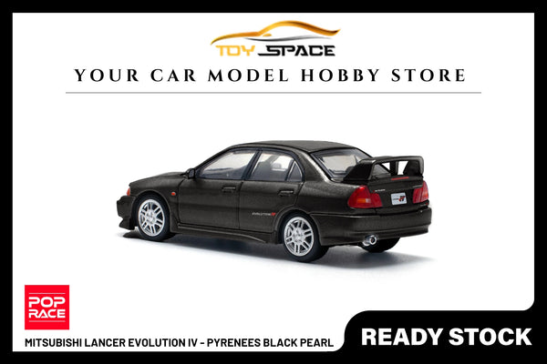 [POP RACE] 1:64 Mitsubishi Lancer Evolution IV - Pyrenees Black Pearl
