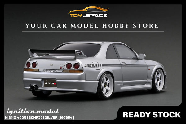 [IGNITION MODEL] 1:18 NISMO 400R (BCNR33) Silver [IG3654]