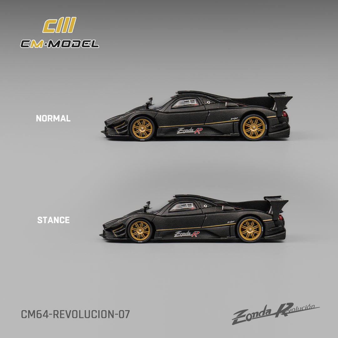 [CM MODEL] 1:64 Pagani Zonda Rev Dry Carbon