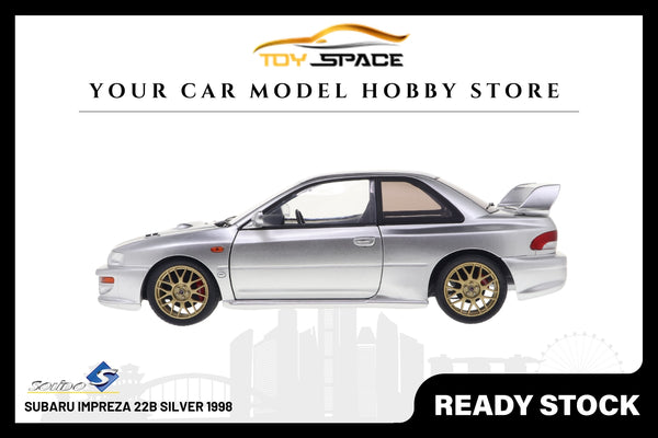[SOLIDO] 1:18 Subaru Impreza 22B Silver 1998