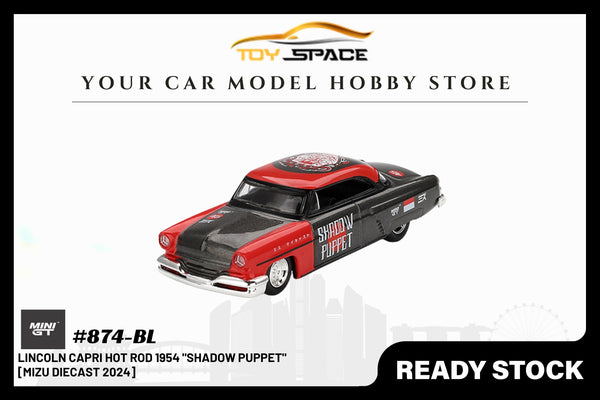 [MINI GT] Lincoln Capri Hot Rod 1954 "Shadow Puppet" [MIZU Diecast 2024]