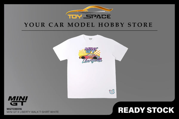 [MINI GT] Liberty Walk X Mini GT T-shirt - LBWK Kuma White