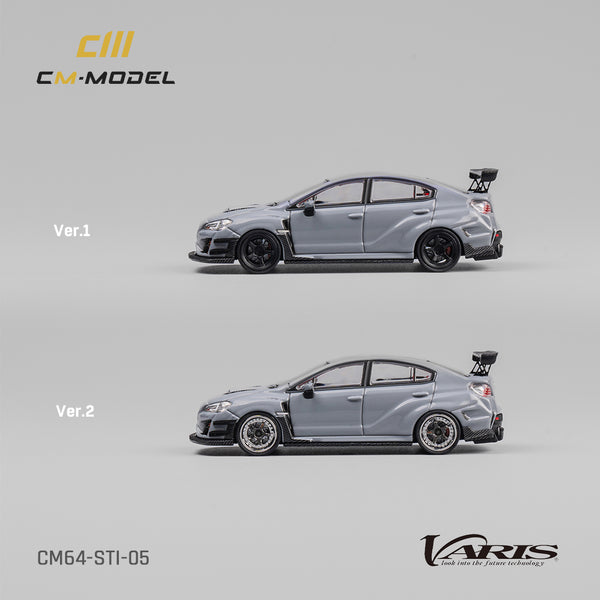 [CM MODEL] 1/64 Subaru STI Varis Widebody 1.0 Gray