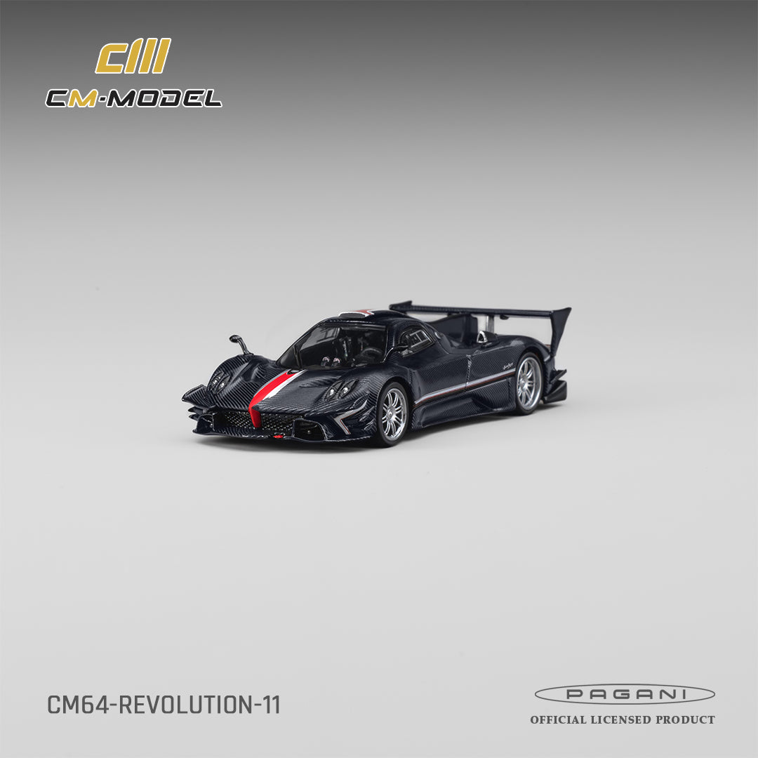 [CM MODEL] 1:64 Pagani Zonda Revlucion Navy Carbon Fiber
