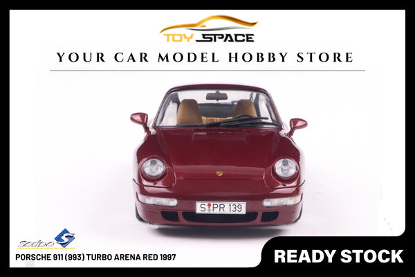 [SOLIDO] 1:18 Porsche 911 (993) Turbo Arena Red 1997