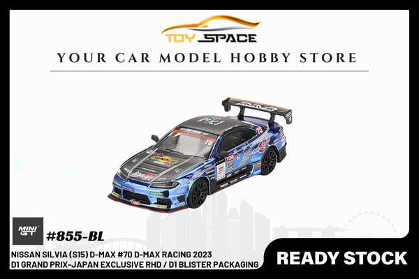 [MINI GT] Nissan Silvia (S15) D-MAX #70 D-MAX Racing 2023 D1 Grand Prix - Japan Exclusive RHD / D1 Blister Packaging