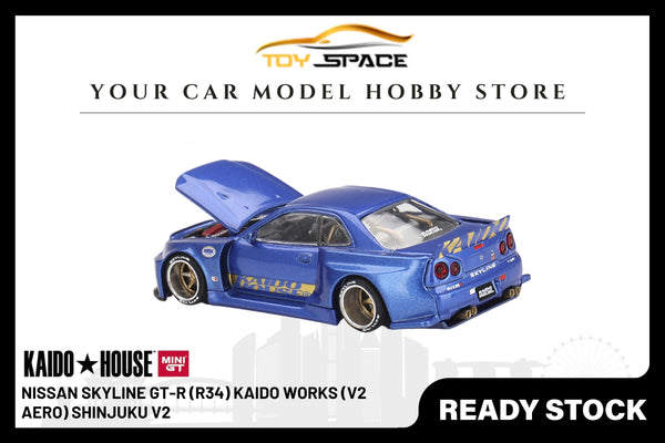 [KAIDO HOUSE] Nissan Skyline GT-R (R34) Kaido Works (V2 Aero) Shinjuku V2