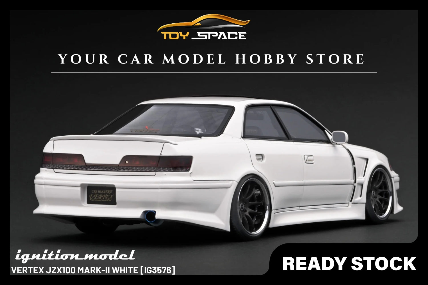 [IGNITION MODEL] 1:18 VERTEX JZX100 MARK-II White [IG3576]