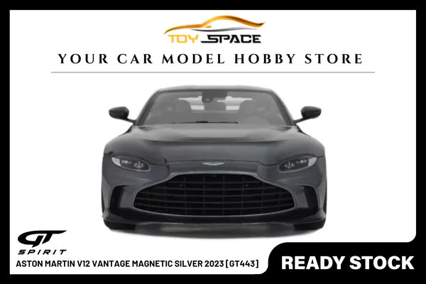 [GT SPIRIT] 1:18 Aston Martin V12 Vantage Magnetic Silver 2023 [GT443]