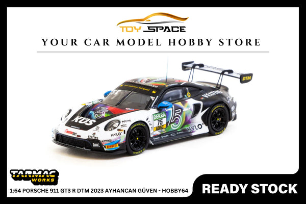 [TARMAC WORKS] 1:64 Porsche 911 GT3 R DTM 2023 Ayhancan Güven - HOBBY64