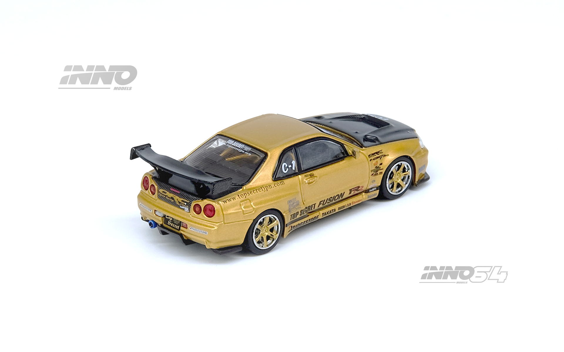 [INNO64] TOP SECRET R34 GT-R Gold