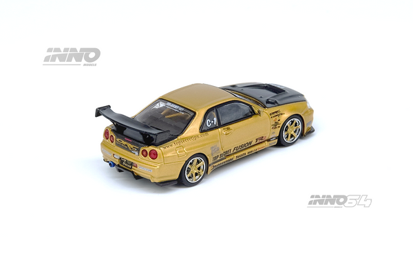 [INNO64] TOP SECRET R34 GT-R Gold
