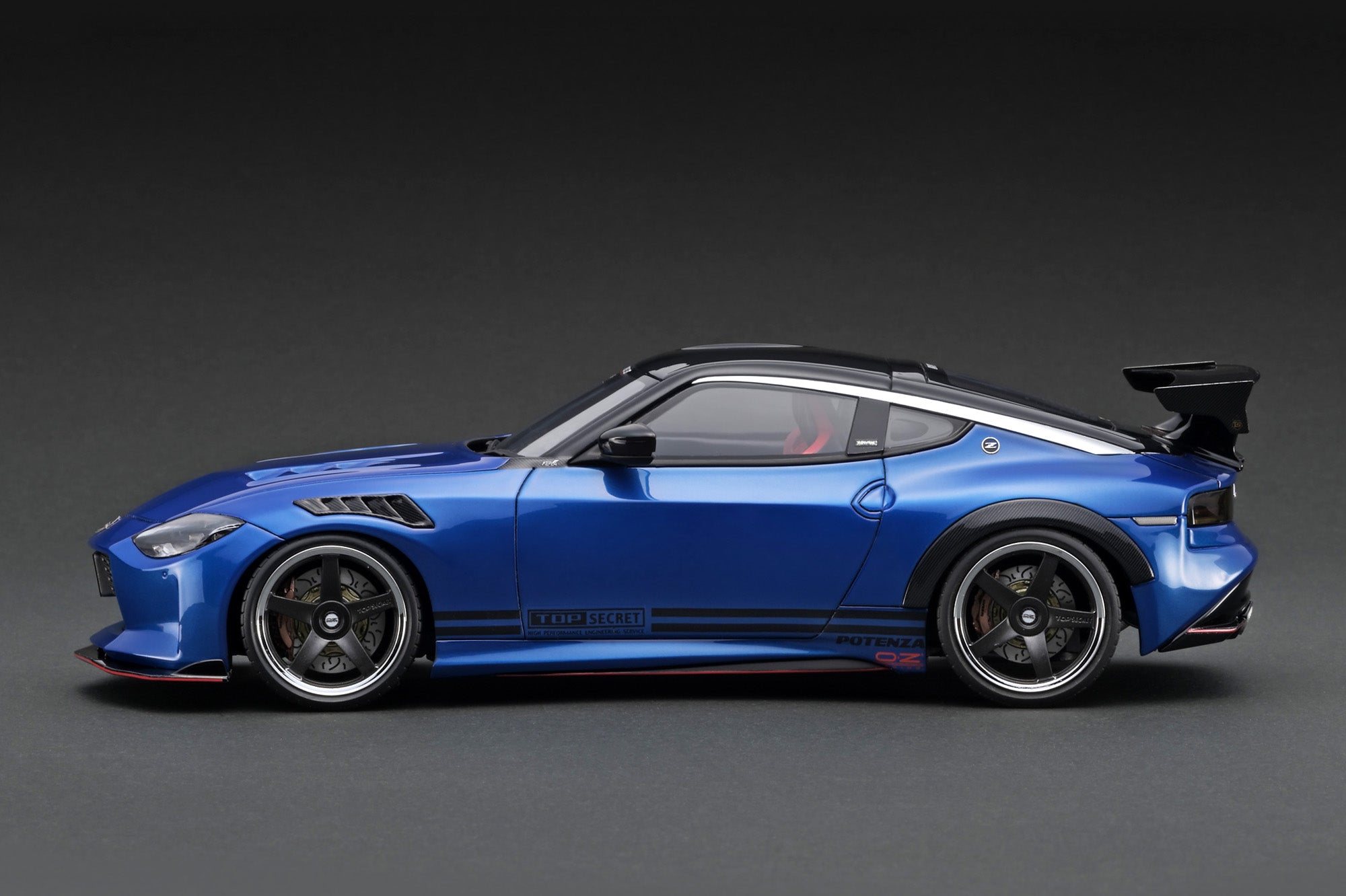 [IGNITION MODEL] 1:18 TOP SECRET Fairlady Z (RZ34) Blue Metallic [IG3386]