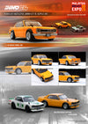 Inno64 Nissan Skyline 2000 GT-R (KPGC10) Malaysia Diecast Expo 2023 Event Edition - White & Orange