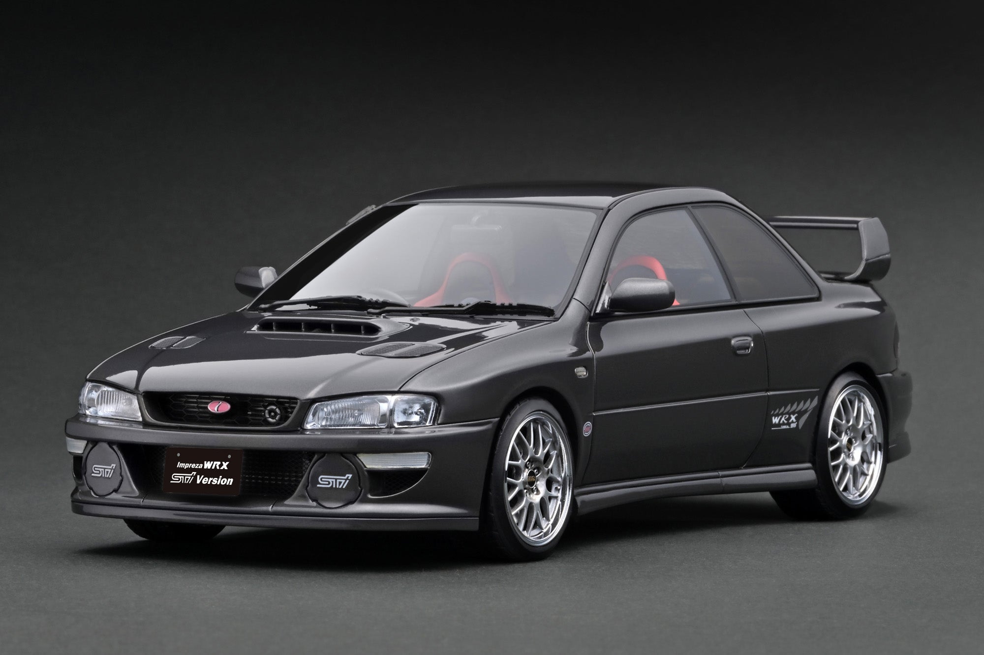 [IGNITION MODEL] 1:18 Subaru Impreza WRX Type R Sti Version V (GC8) Gun Metallic [IG3552]