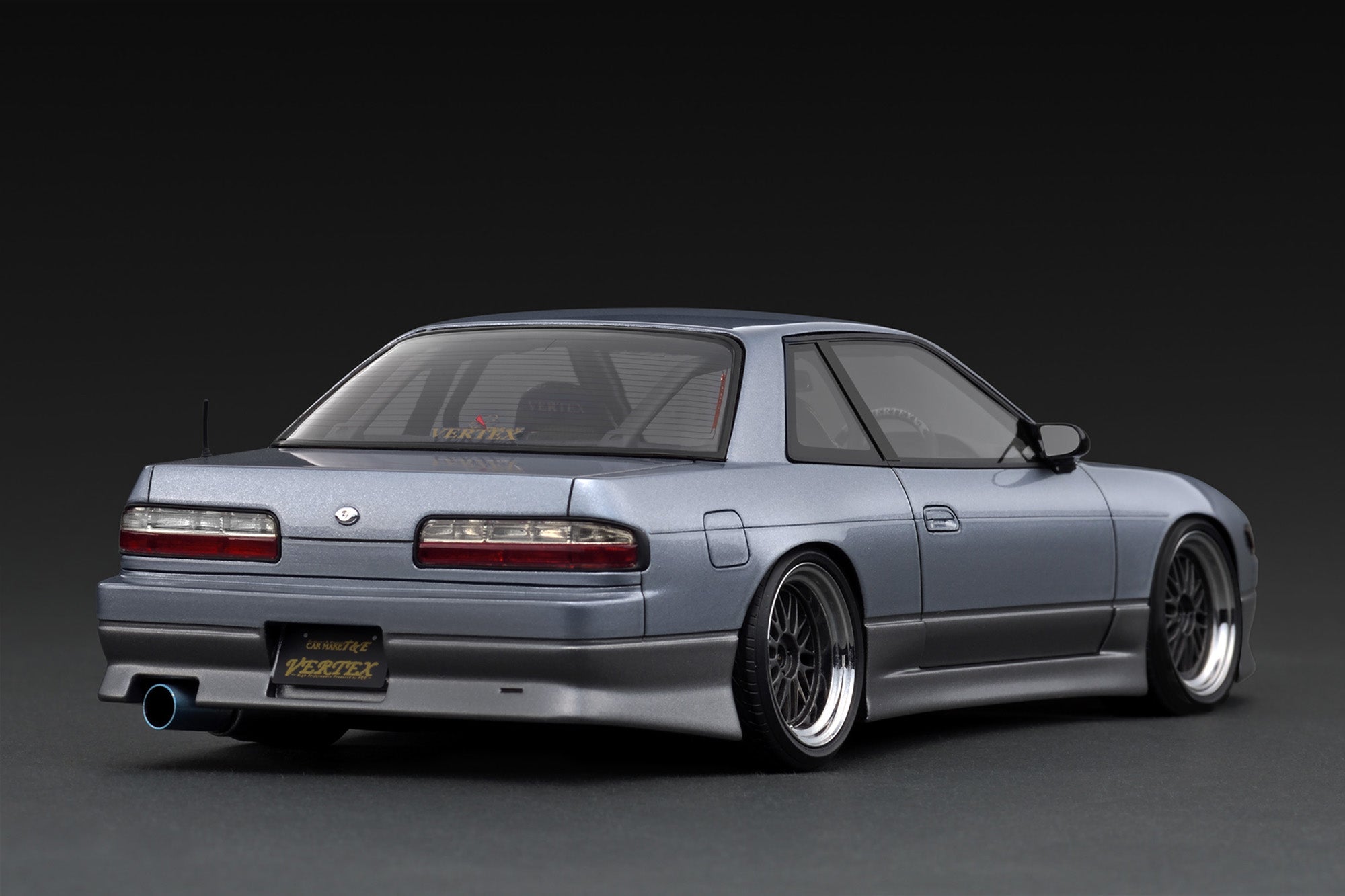 [IGNITION MODEL] 1:18 VERTEX S13 Silvia Blue Silver/Gray [IG3590]