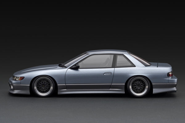 [IGNITION MODEL] 1:18 VERTEX S13 Silvia Blue Silver/Gray [IG3590]