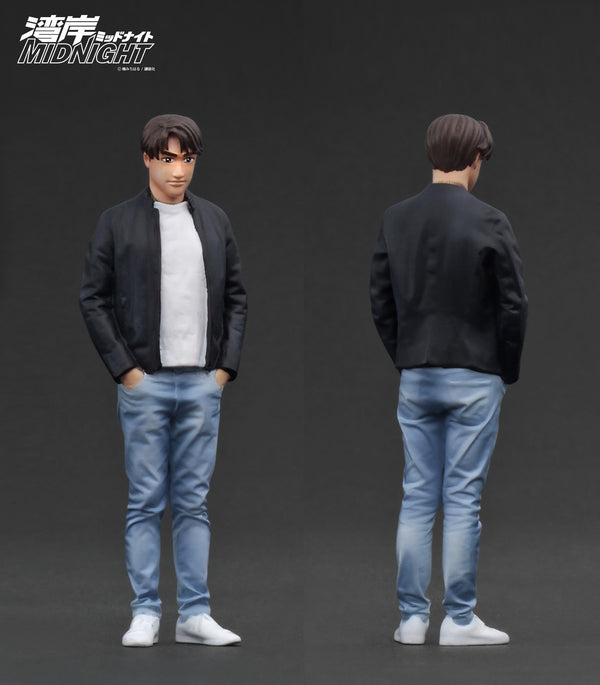 [IGNITION MODEL] 1:18 Nissan Fairlady Z (S30) Blue MIDNIGHT Devil's Z With Mr. Akio Asakura [IG3591]