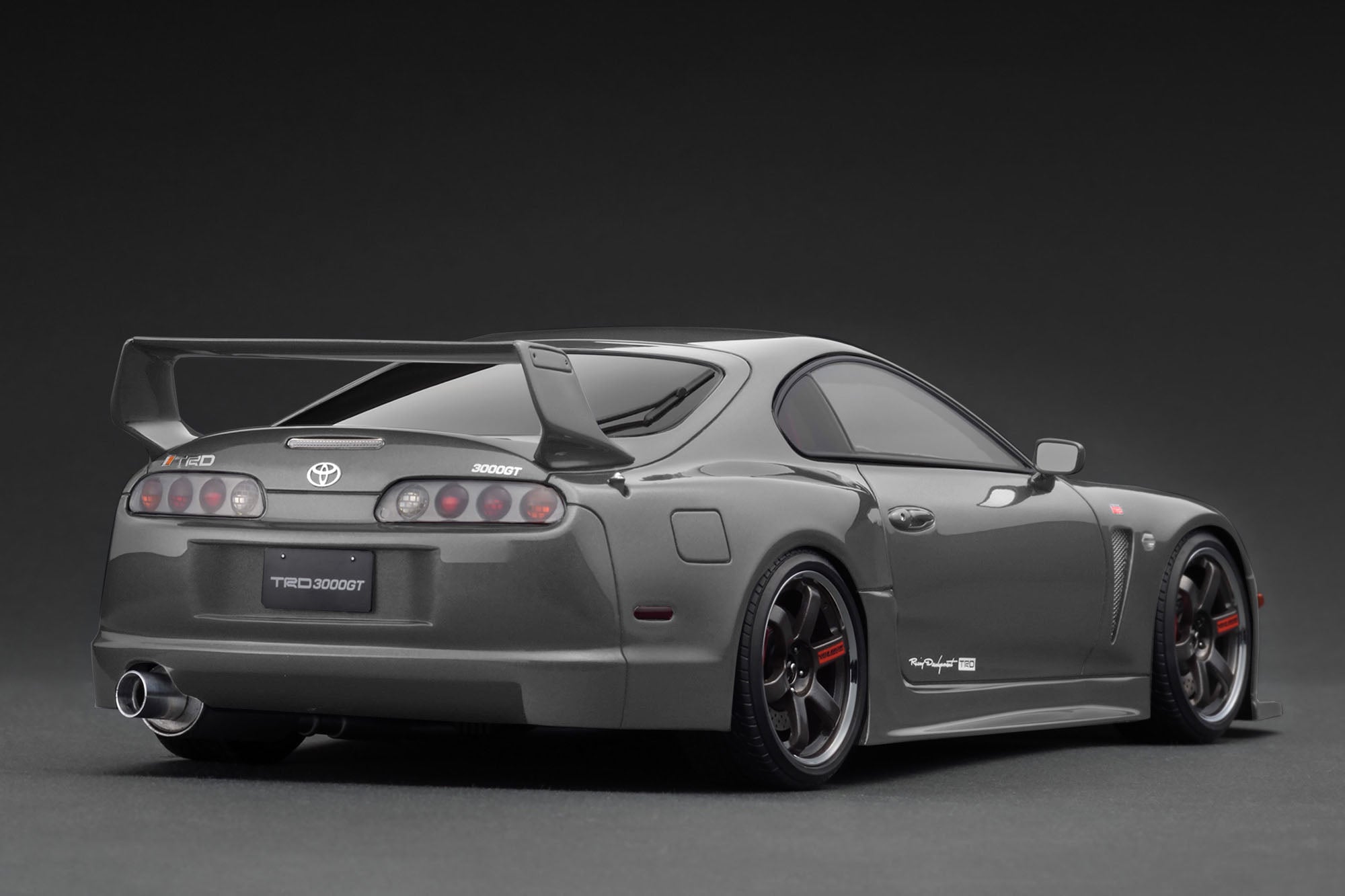 [IGNITION MODEL] 1:18 Toyota Supra (A80) TRD 3000GT Gun Metallic [IG3601]