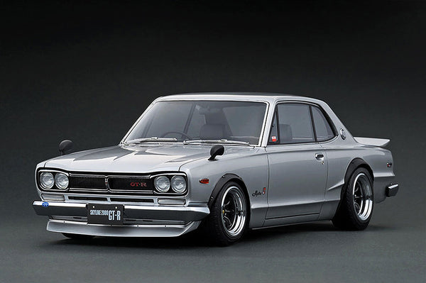 [IGNITION MODEL] 1:18 Nissan Skyline 2000 GT-R (KPGC10) Silver [IG3614]