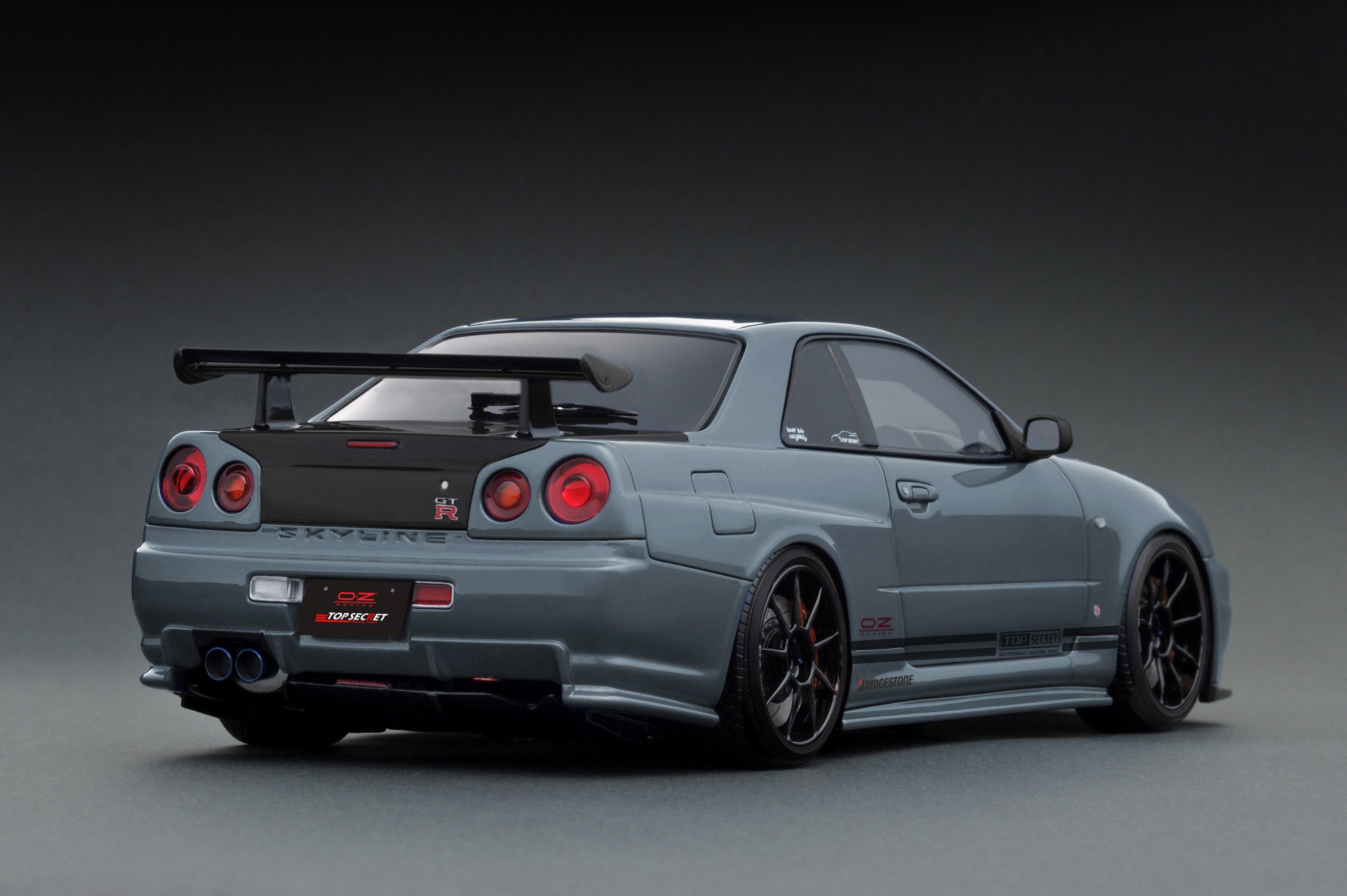 [IGNITION MODEL] 1:18 TOP SECRET 34GT-R (BNR34) Stealth Gray [IG3639]