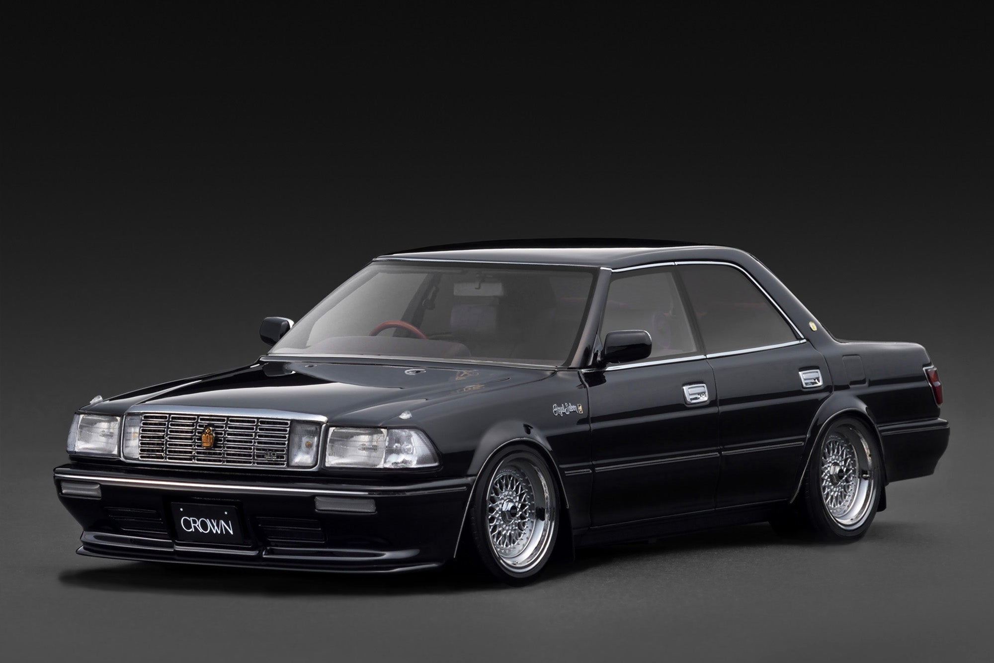 [IGNITION MODEL] 1:18 Toyota Crown Royal Saloon G (130) Black [IG3736]