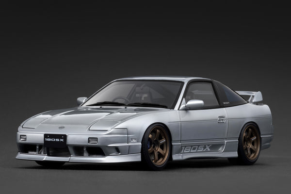 [IGNITION MODEL] 1:18 Nissan 180SX Type X (RPS13) Silver [IG3761]
