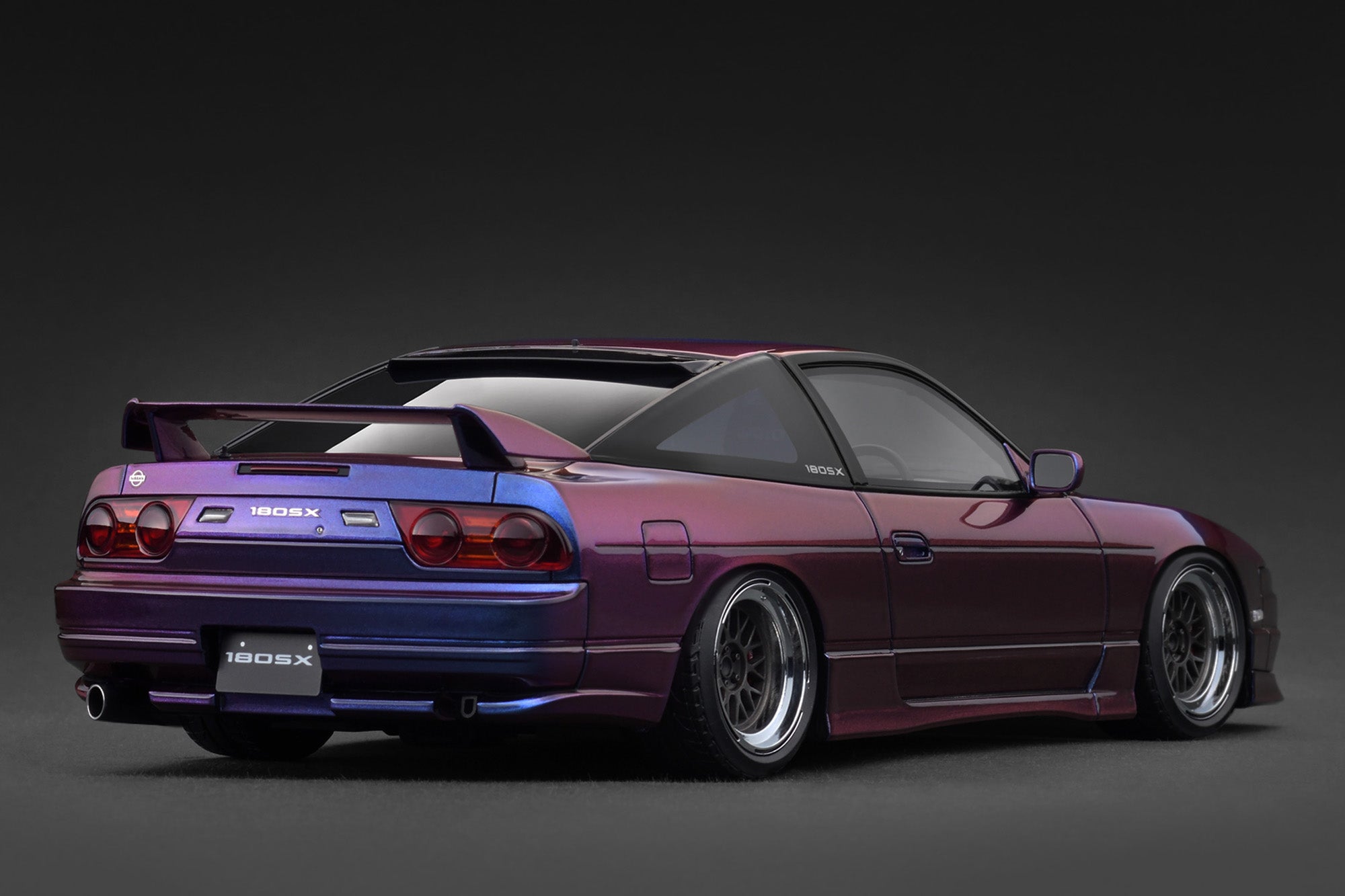 [IGNITION MODEL] 1:18 Nissan 180SX Type X (RPS13) Purple Metallic [IG3762]