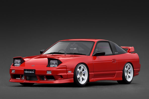 [IGNITION MODEL] 1:18 Nissan 180SX Type X (RPS13) Red [IG3764]