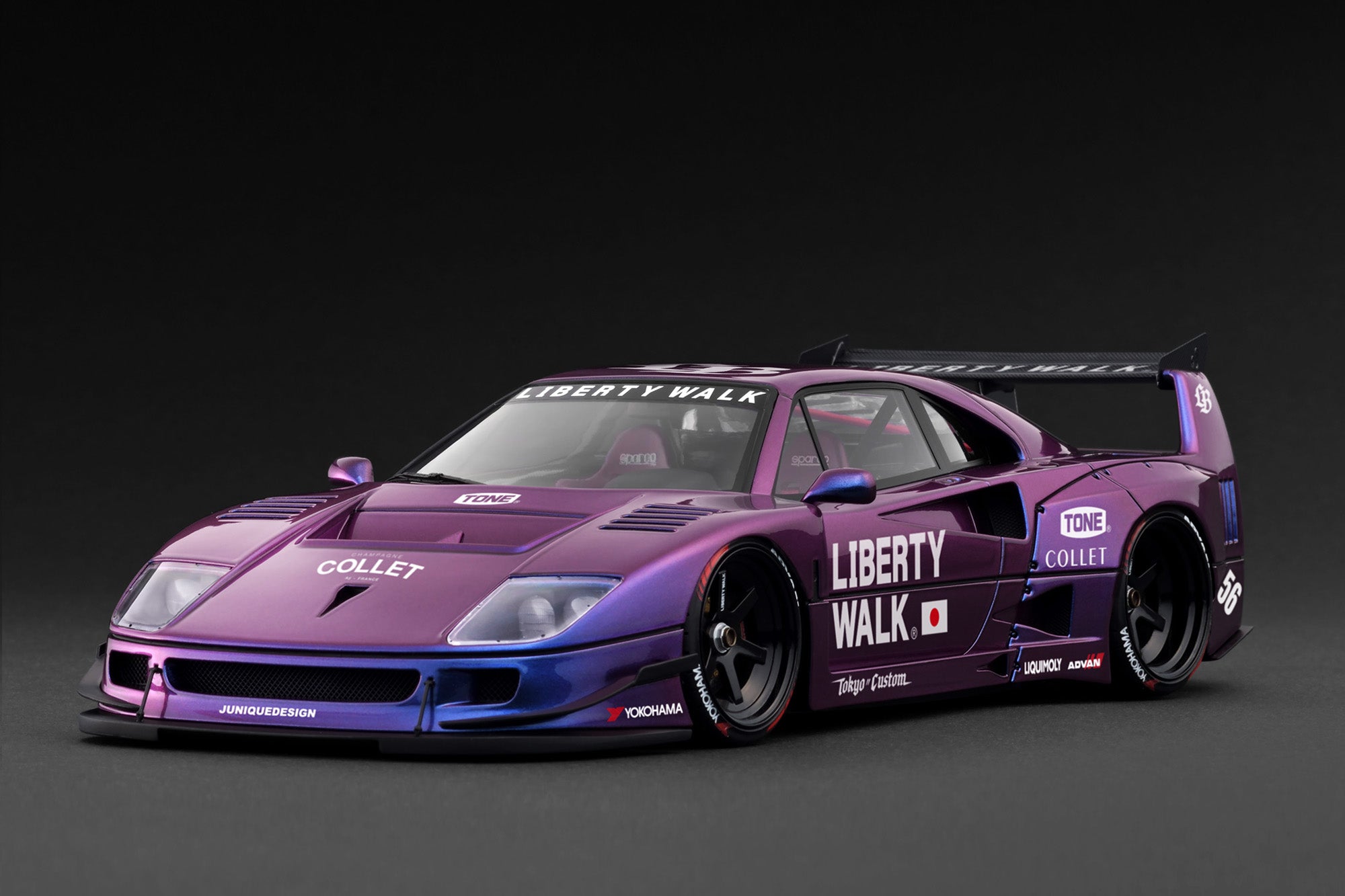 [IGNITION MODEL] 1:18 LB-Works 40 Purple Metallic [IG3790]
