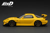 [IGNITION MODEL] 1:18 INITIAL D Mazda RX-7 (FD3S) Yellow With Mr. Keisuke Takahashi [IG3800]