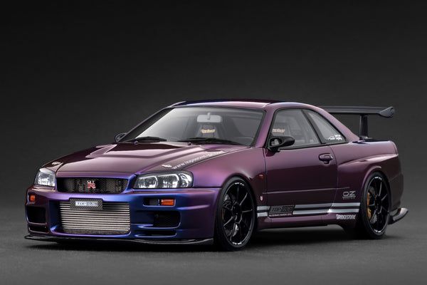 [IGNITION MODEL] 1:18 TOP SECRET 34GT-R (BNR34) Purple Metallic [IG3850]