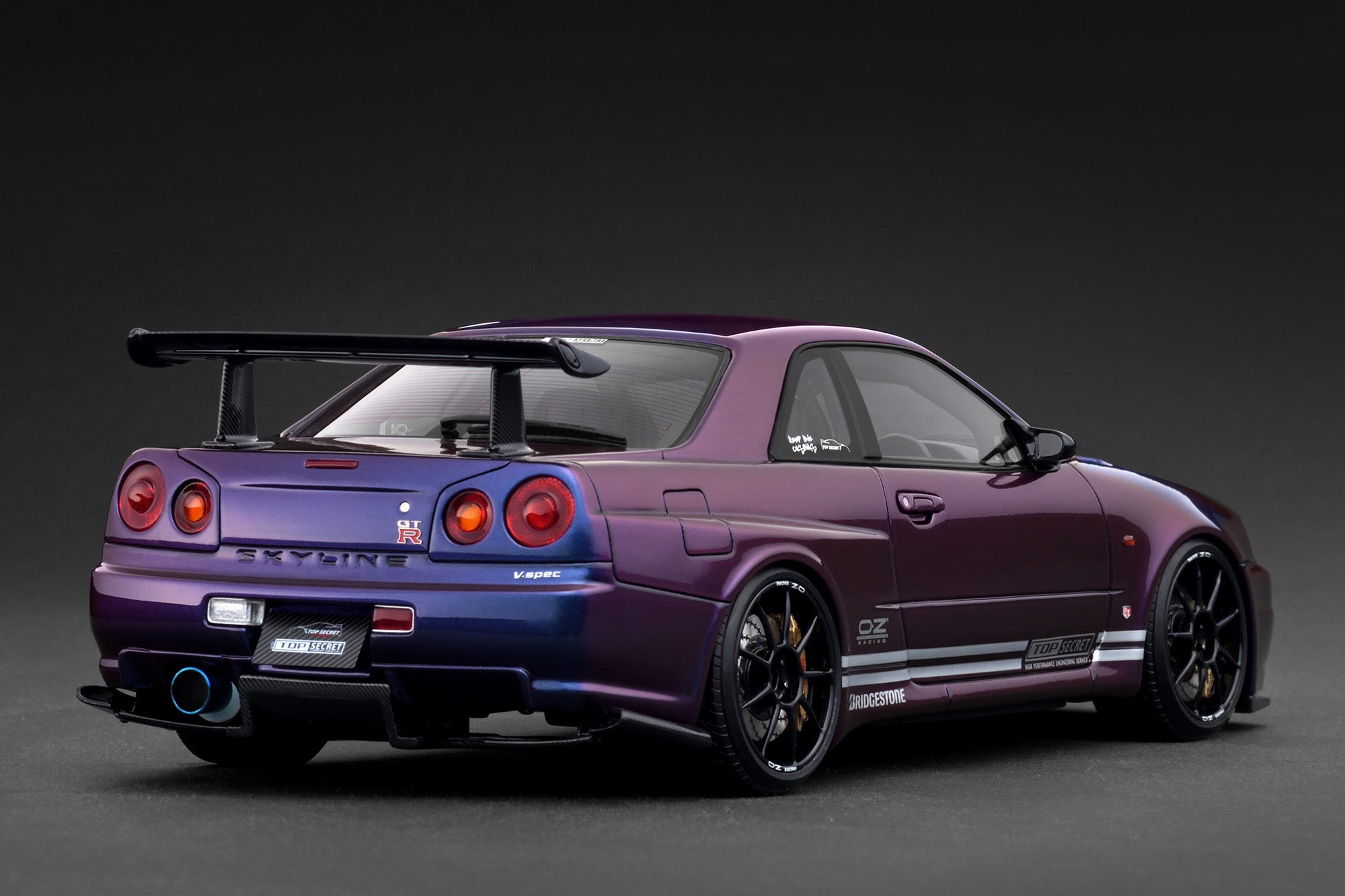 [IGNITION MODEL] 1:18 TOP SECRET 34GT-R (BNR34) Purple Metallic [IG3850]