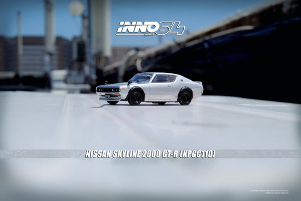 Inno64 Nissan Skyline 2000 GT-R (KPGC110) Silver