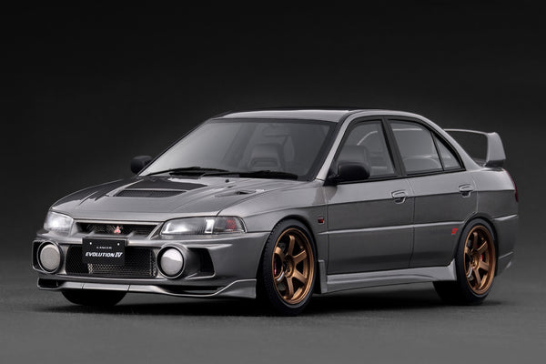 [IGNITION MODEL] 1:18 Mitsubishi Lancer Evolution IV (CN9A) Gun Metallic [IG3851]