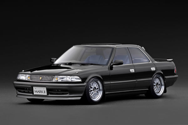 [IGNITION MODEL] 1:18 Toyota Mark Ⅱ 2.5 GT Twin Turbo (GX81)  Black / Gun Metallic [IG3858]