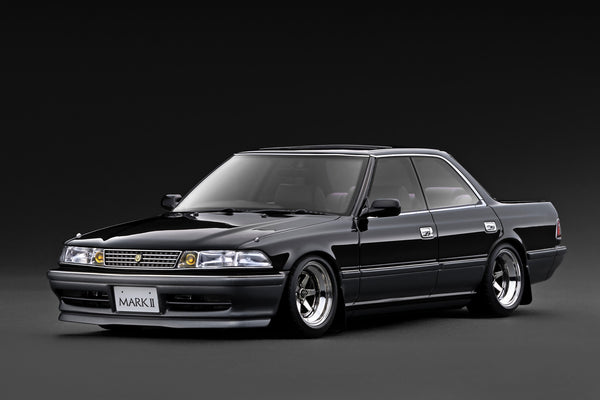 [IGNITION MODEL] 1:18 Toyota Mark Ⅱ2.5 Grande Limited (JZX81) Black/Gun Metallic [IG3859]