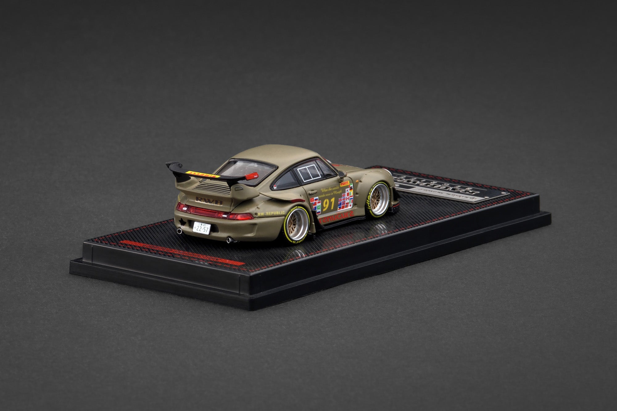 [IGNITION MODEL] 1:64 RWB 993 Matte Green [IG3873]