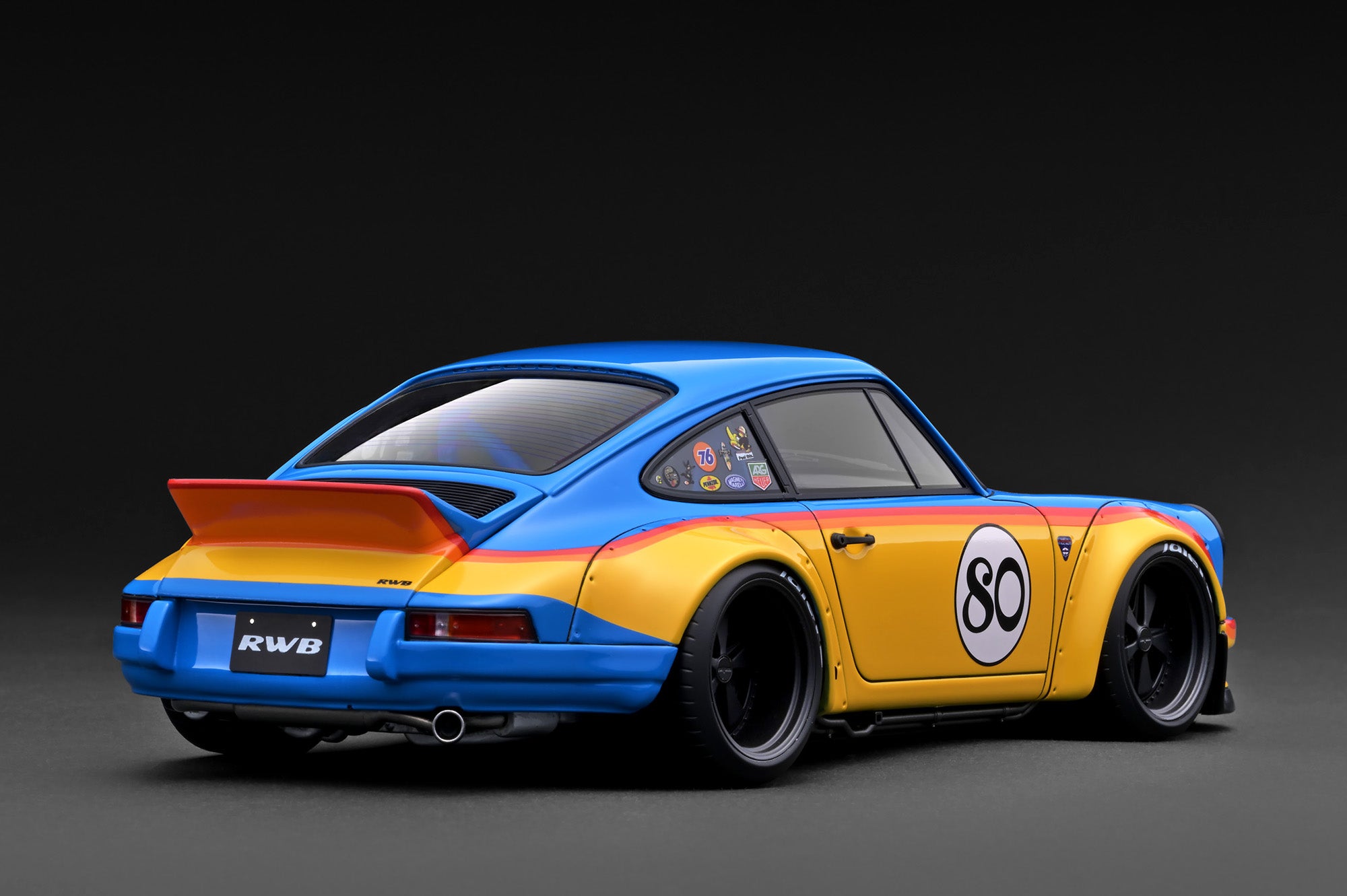 [IGNITION MODEL] 1:18 RWB Backdate Yellow/Blue [IG3877] - Toy Space Diecast Online Store Singapore