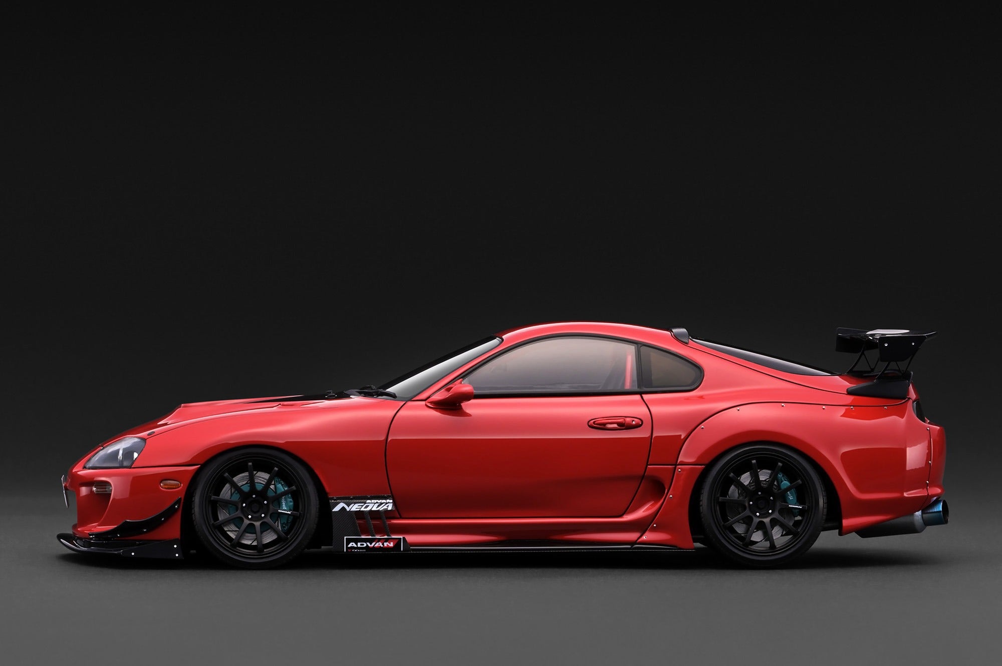 [IGNITION MODEL] 1:18 Toyota Supra RZ (JZA80) ORIDO-STREET Ver. Red [IG3885] - Toy Space Diecast Online Store Singapore