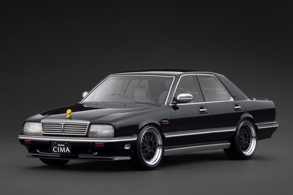 [IGNITION MODEL] 1:18 Nissan Cedric Cima (Y31) Black [IG3900]