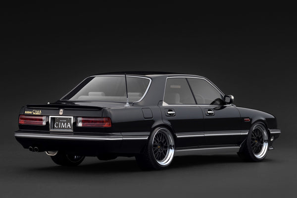 [IGNITION MODEL] 1:18 Nissan Cedric Cima (Y31) Black [IG3900]