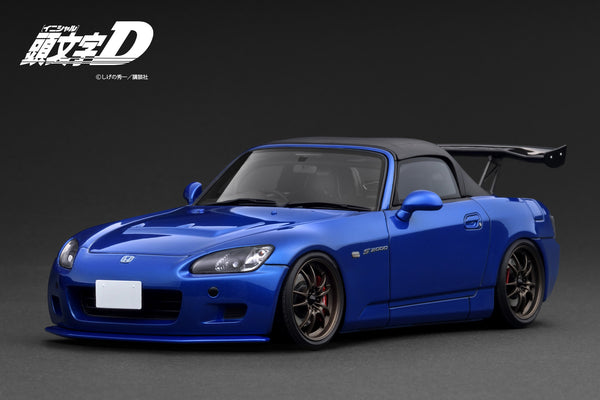 [IGNITION MODEL] 1:18 INITIAL D Honda S2000 (AP1) Blue Metallic [IG3916]