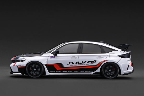 [IGNITION MODEL] 1:18 Honda Civic Type-R J'S Racing (FL5) White *Demo Car [IG3933] - Toy Space Diecast Online Store Singapore