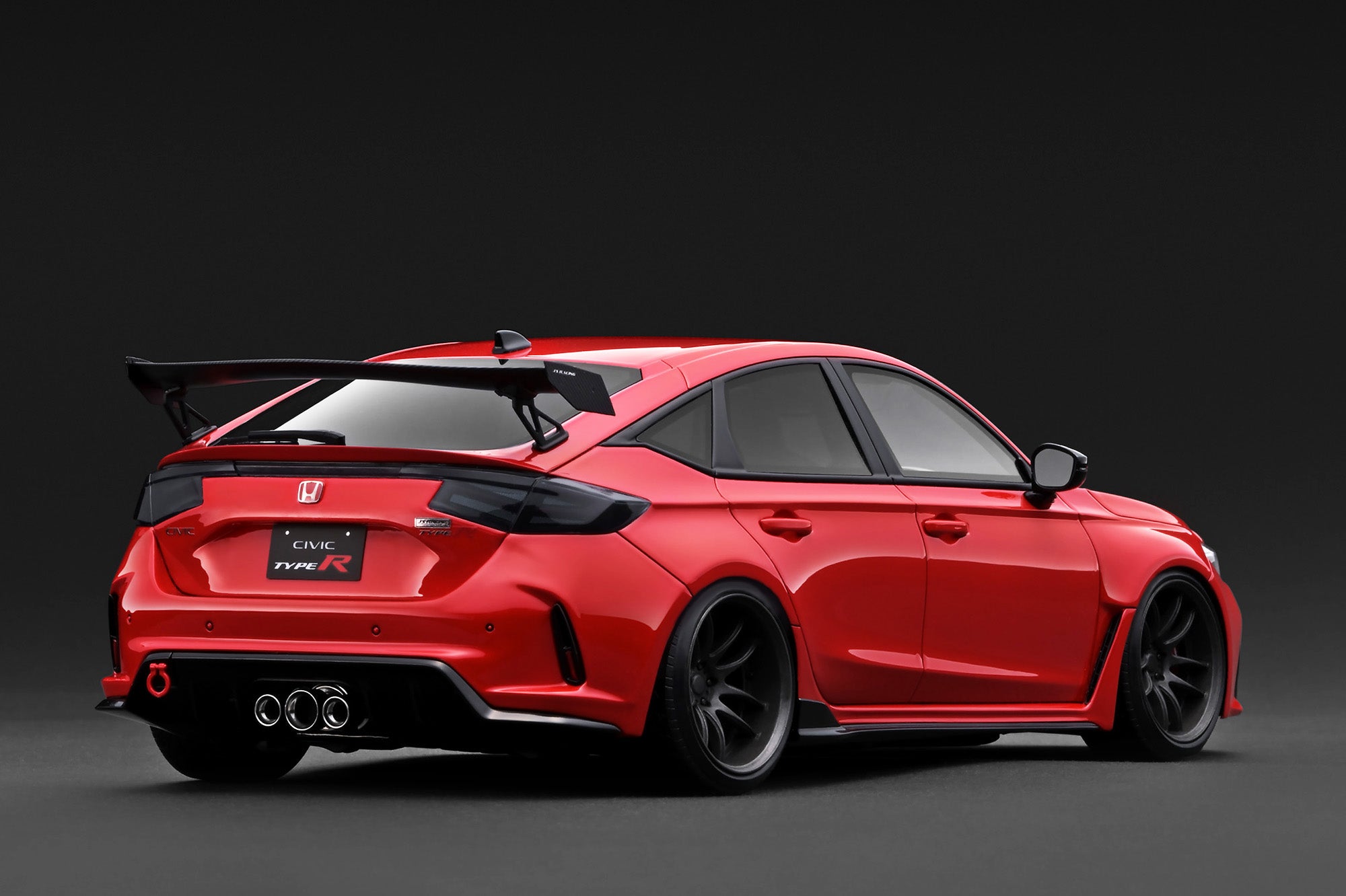 [IGNITION MODEL] 1:18 Honda Civic Type-R J'S Racing (FL5) Red [IG3937]